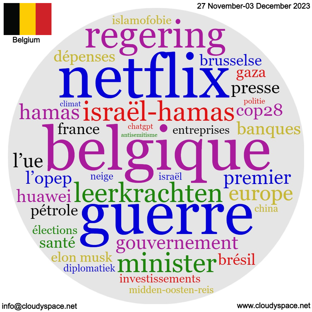 Belgium weekly news 27 November 2023