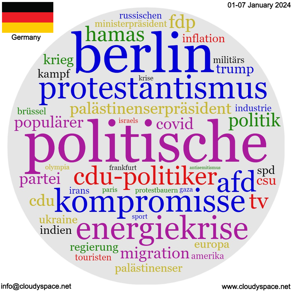Germany weekly news 01 January 2024